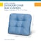 Classic Accessories 19" x 19" x 5" Seat Cushions, Periwinkle Blue, 2PK DCPBCH19195-2PK - alternate 3